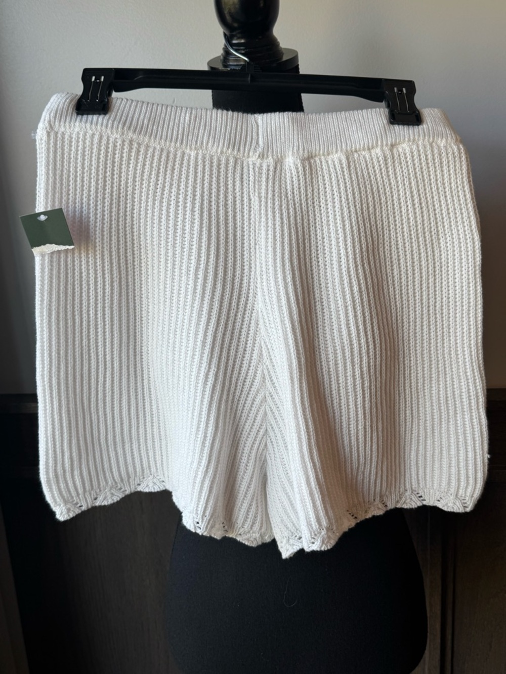 wild fable White Knit Drawstring Shorts - Picture 4 of 5